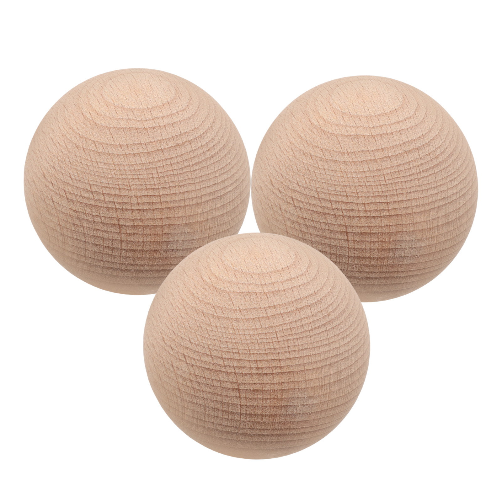 Croquet Set Lawn - 3Pcs Beech Wood Croquet Golf Ball