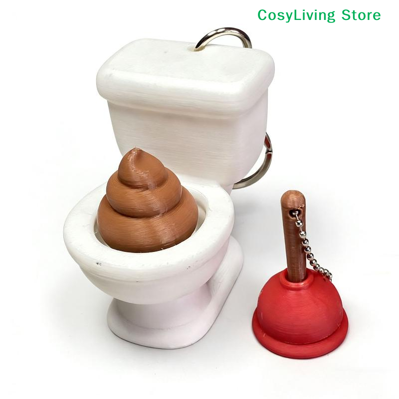 Party Games Event - [CL]1/2Pcs Calming Keychain Keys Finger Button