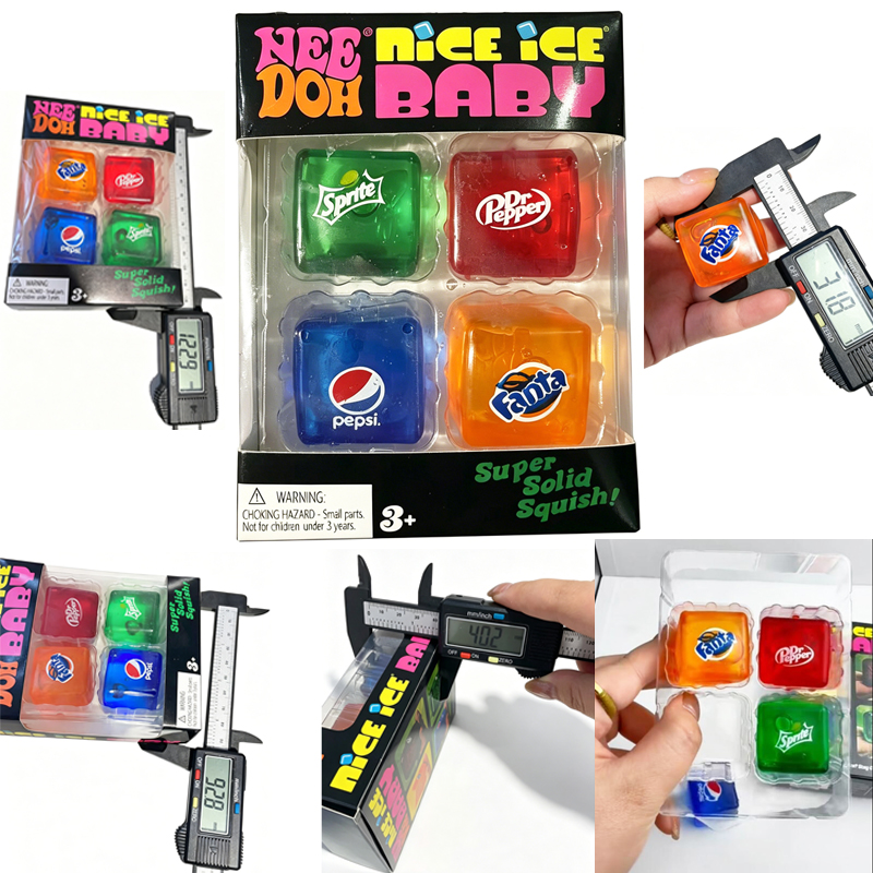 Party Games Event - Squishy Schylling NeeDoh Nice Cube Sensory