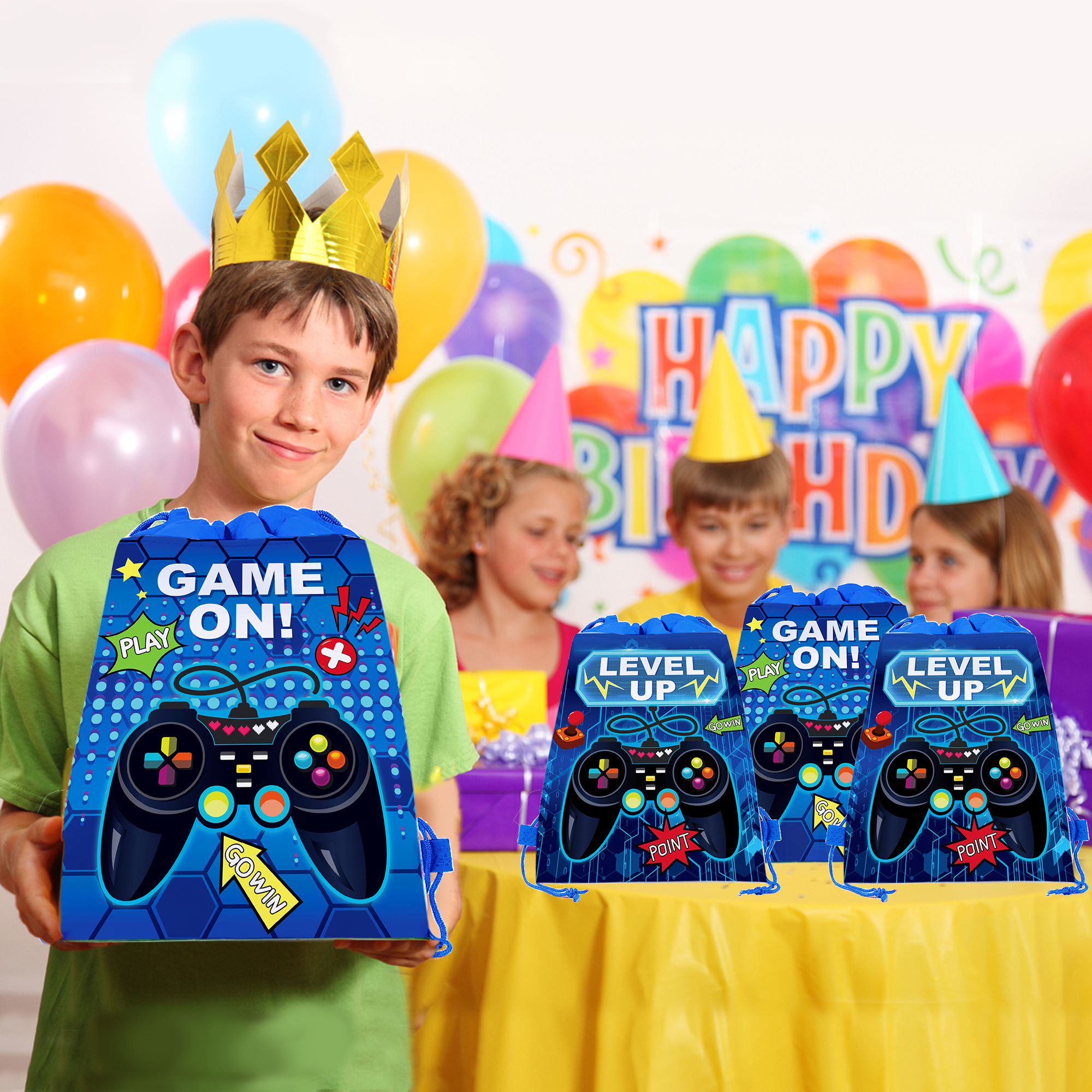 Party Games Engagement - Cartoon Handle Game Birthday Non-woven Gifts