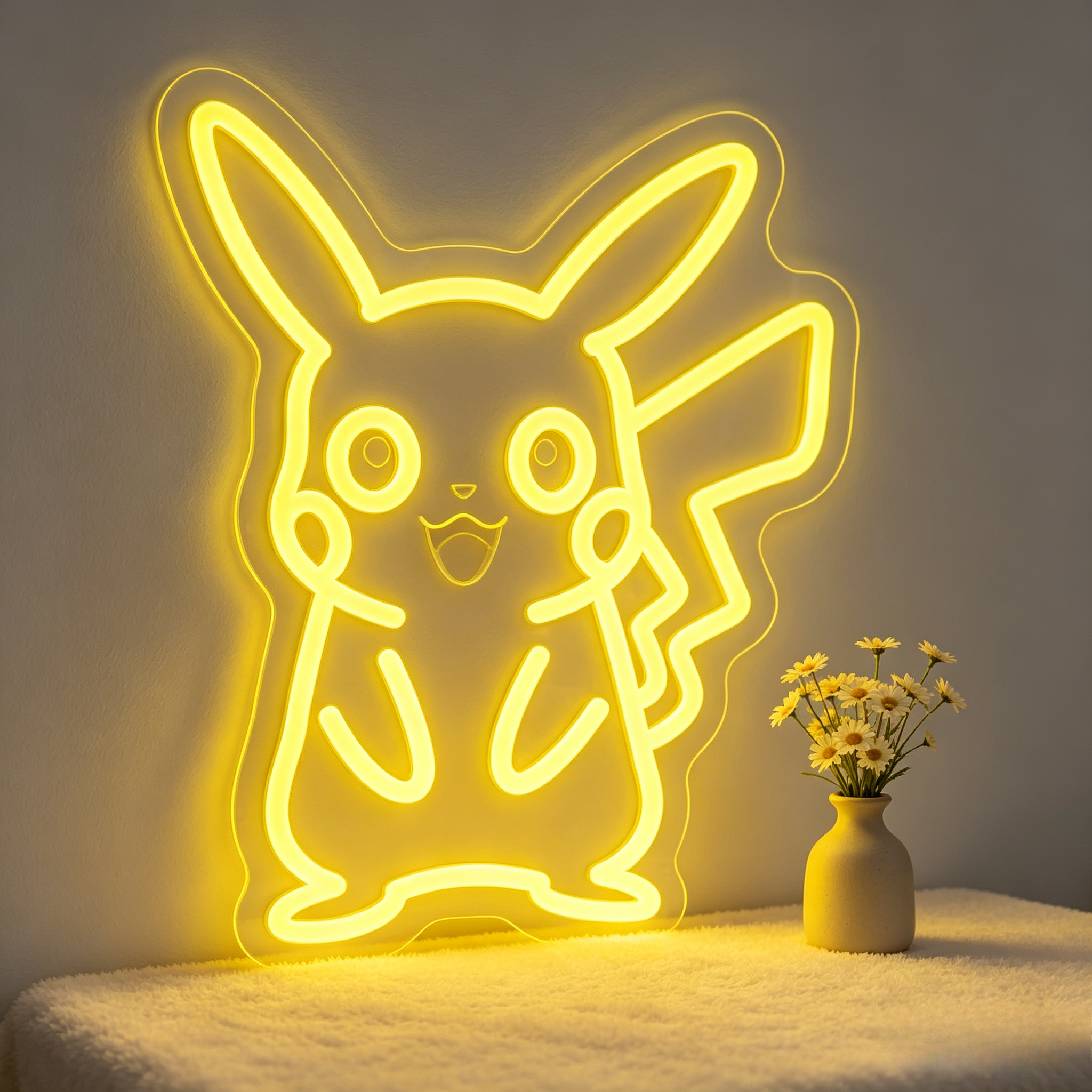 Party Games Night - Pikachu Neon Sign LED Wall Art