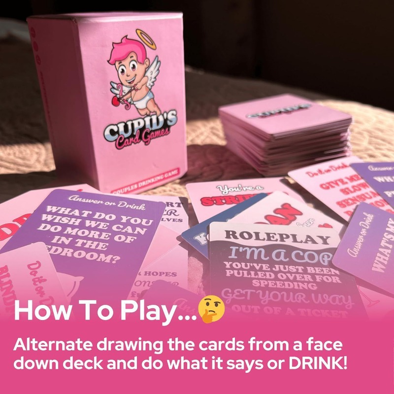 Cupid Lovers Drinking Card Gam - Party Games Adults Drinking review and price