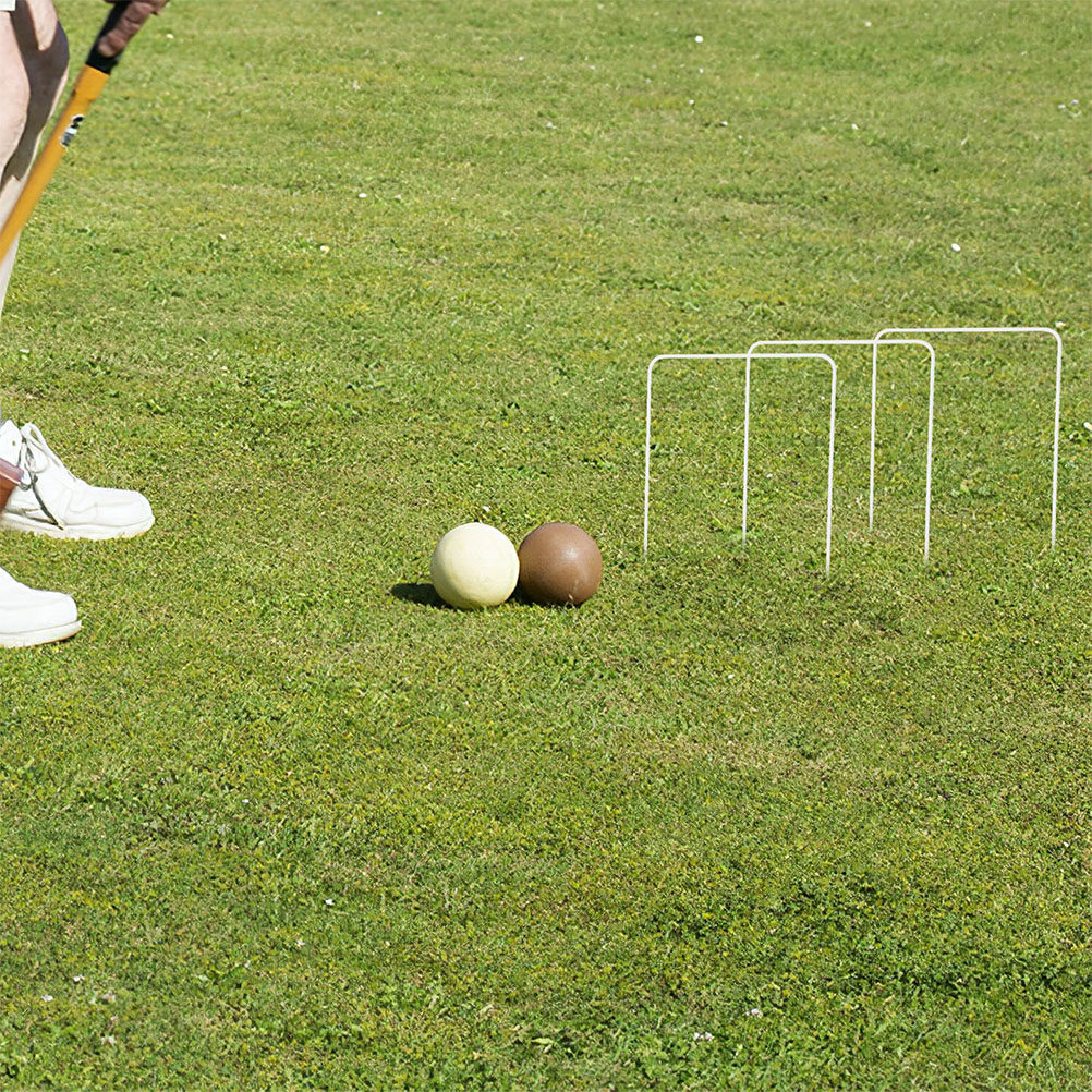 4Pcs Croquet Metal Hoops Repla - Croquet Set Lawn review and price