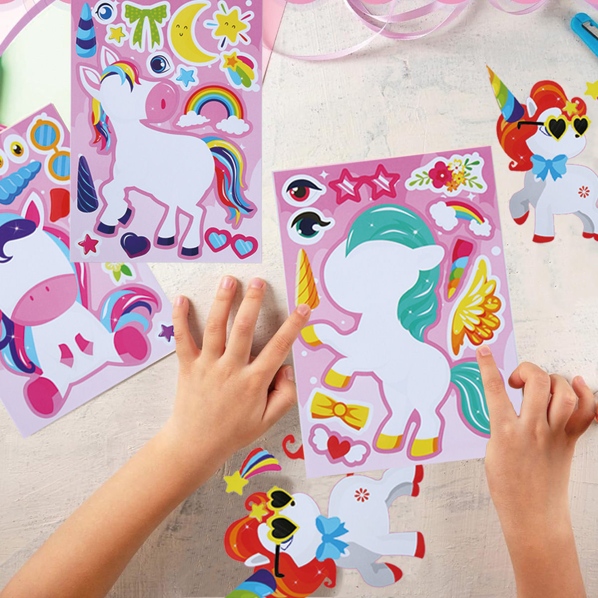 12Sheets Rainbow Horse  DIY Pu - Party Games Adult Birthday review and price