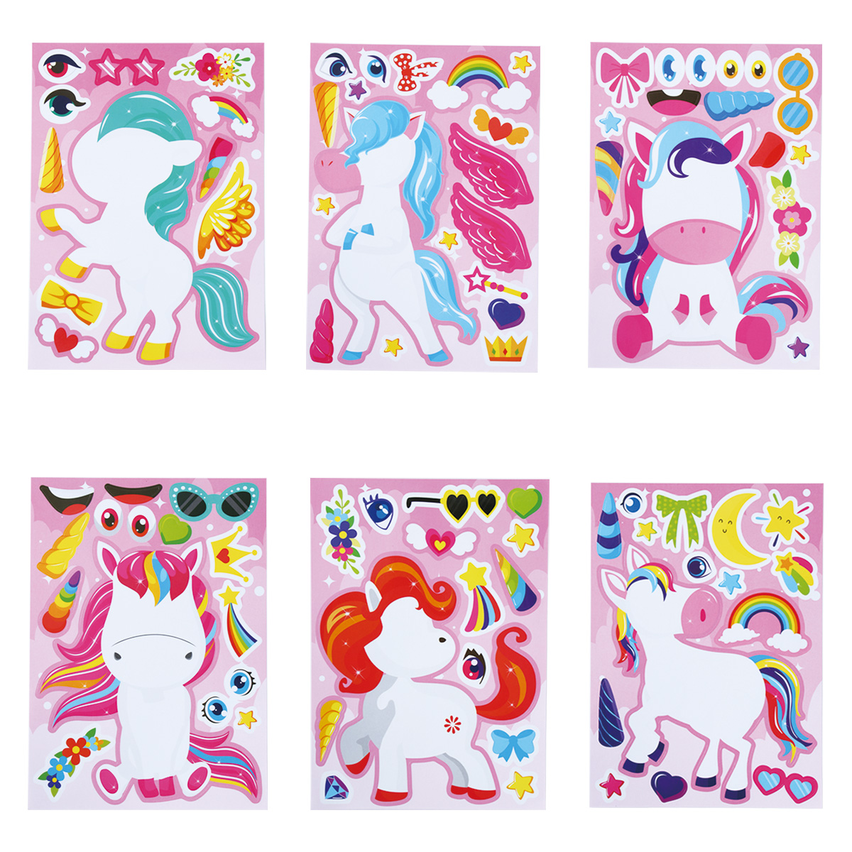 12Sheets Rainbow Horse  DIY Pu - Party Games Adult Birthday review and price
