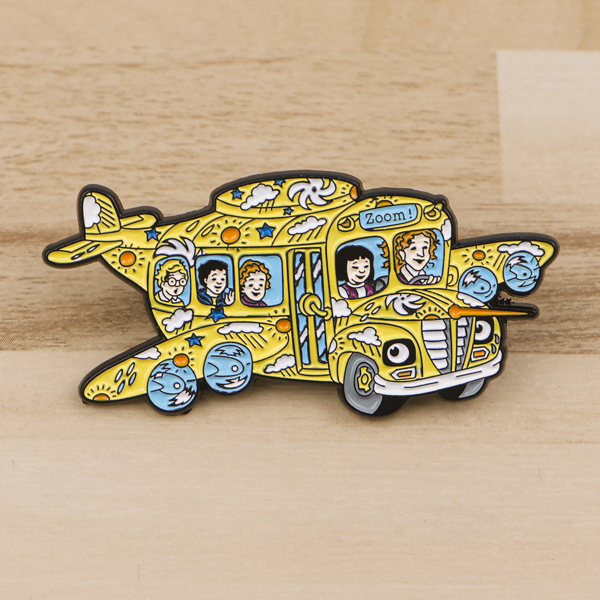 Funny School Bus Enamel Pin Ba - Party Games Bus review and price