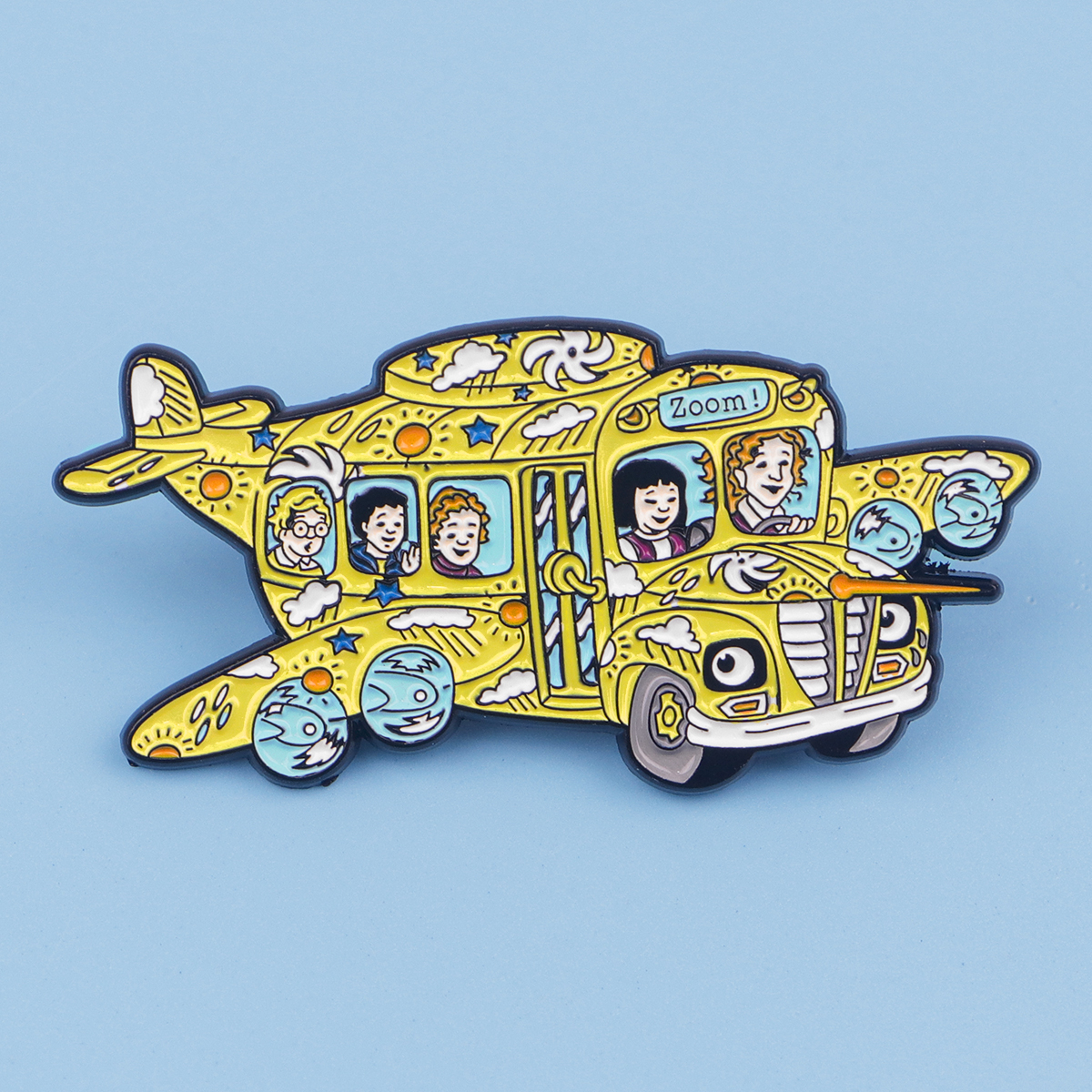 Funny School Bus Enamel Pin Ba - Party Games Bus review and price
