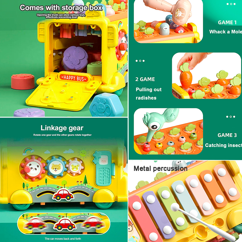 10 in 1Multifunction Xylophone - Party Games Bus review and price