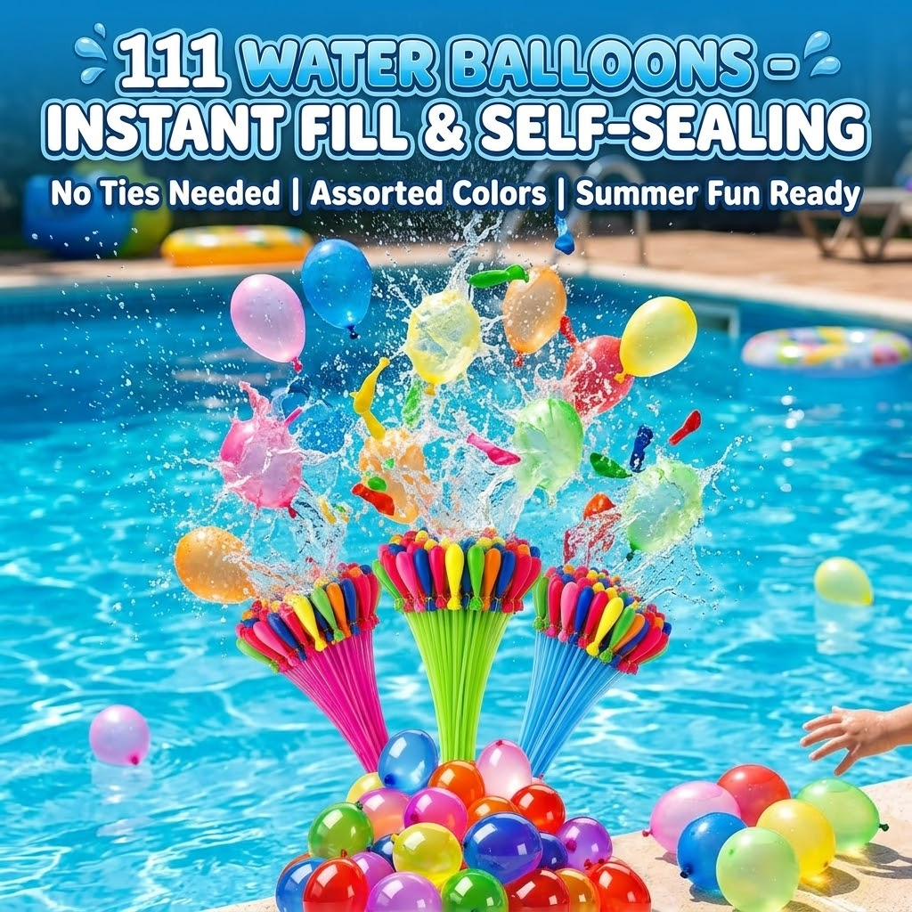 111Pcs Quick Fill Water Balloo - Quick Games Party review and price