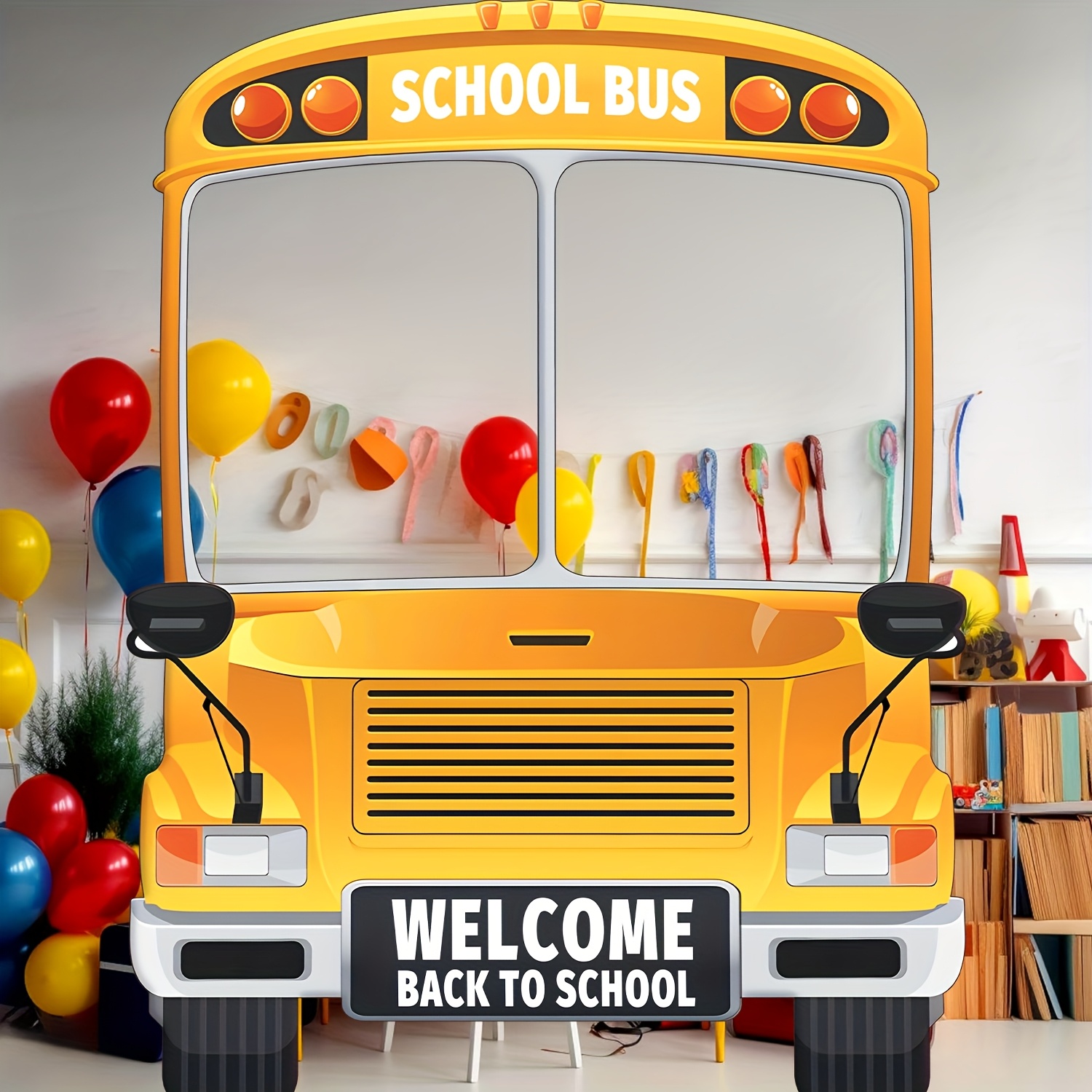 2D flat 1pc back-to-school sea - Party Games Bus review and price