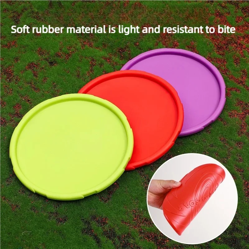 Multicolor Silicone Dog Frisbe - Frisbee Freestyle Disc review and price
