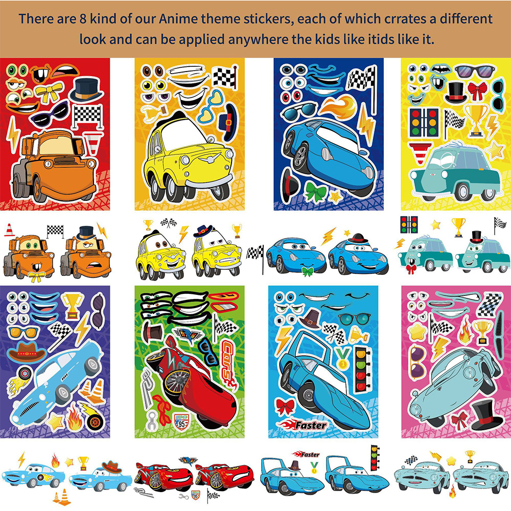 8/16Sheets Disney Cars Puzzle  - Party Games Phone review and price