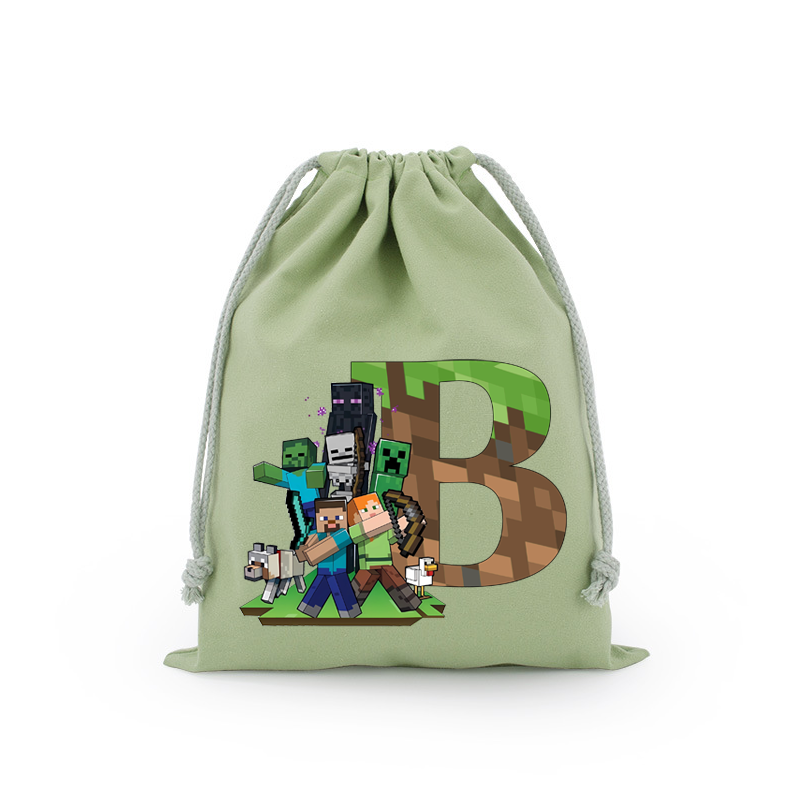 Hot Pixel Game Drawstring Bag  - Party Games Minecraft review and price