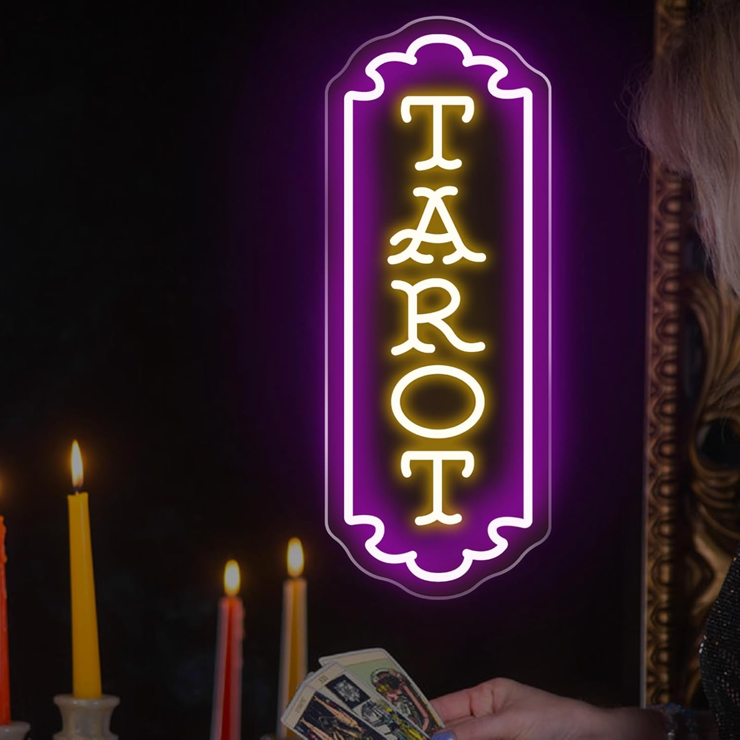 Tarot Neon Sign USB Powered My - Party Games Event review and price