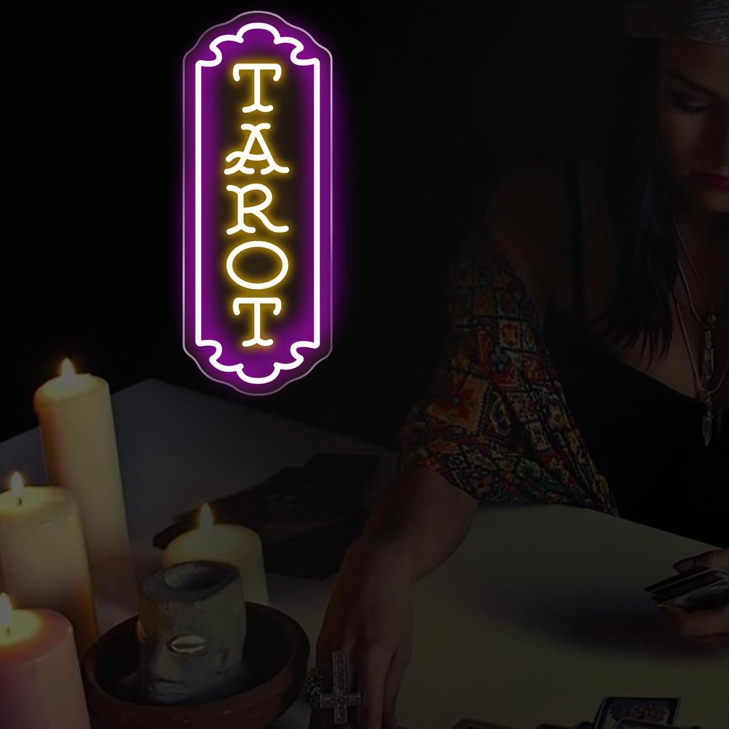Tarot Neon Sign USB Powered My - Party Games Event review and price
