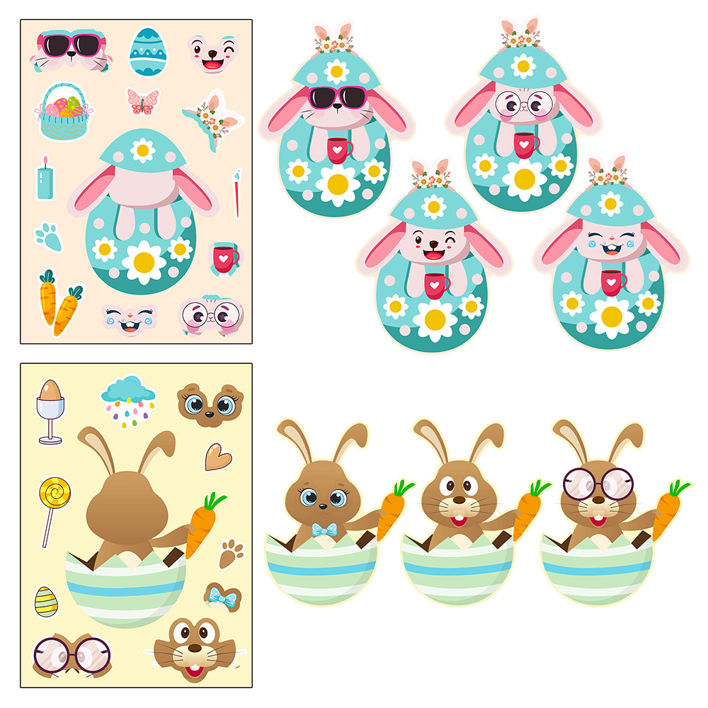 6/12Sheets Cute Easter Rabbit  - Party Games Phone review and price