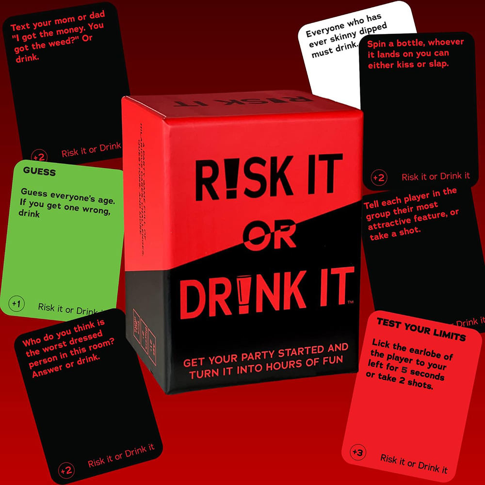 Risk It Or Drink It Fun Party  - Party Games Adults Drinking review and price