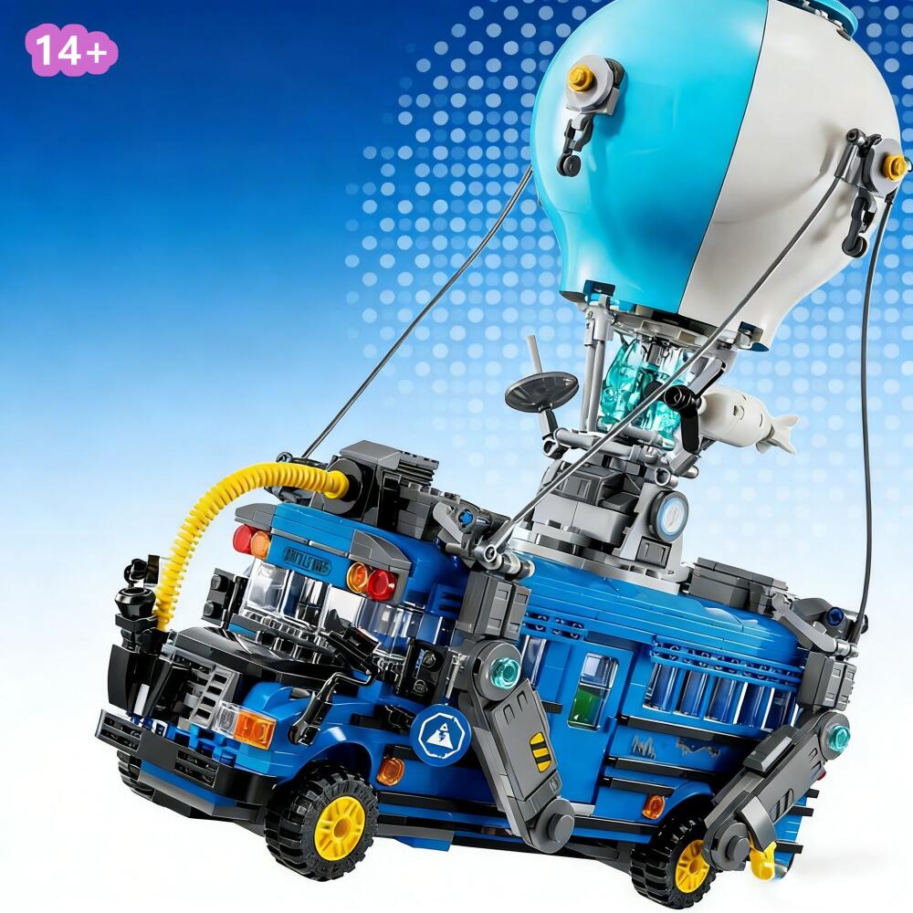 954pcs Popular Movie Fortnite  - Party Games Bus review and price