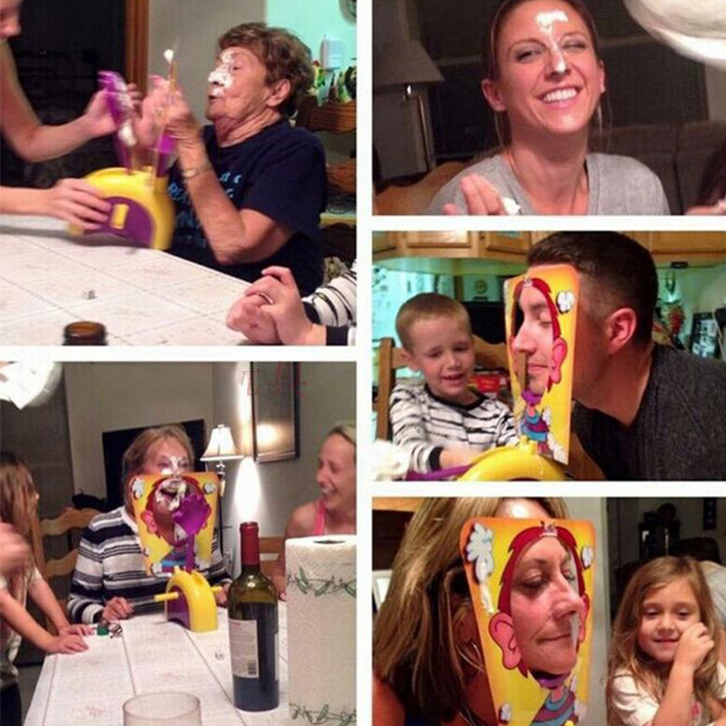 Pie Cream Face Game Family Par - Party Games Adult Birthday review and price
