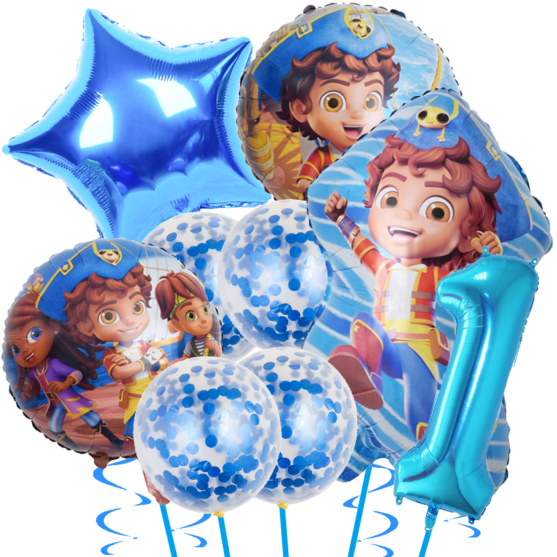 Santiago Pirate Boy Foil Ballo - Party Games Moana review and price