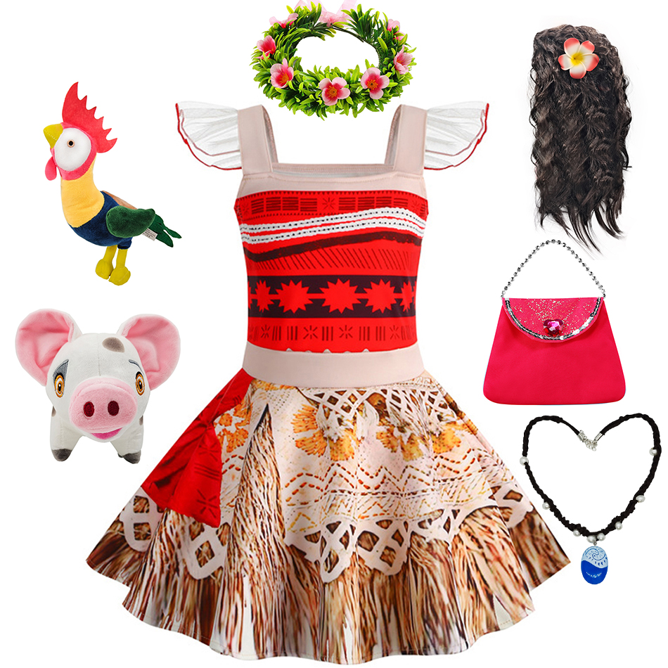 Princess Cosplay Moana Dress T - Party Games Moana review and price