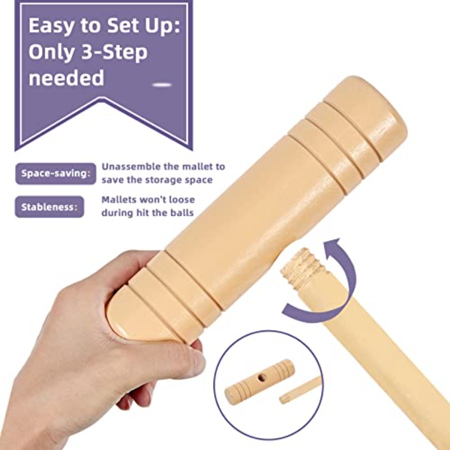 32In Six Player Croquet Set wi - Croquet Set Lawn review and price