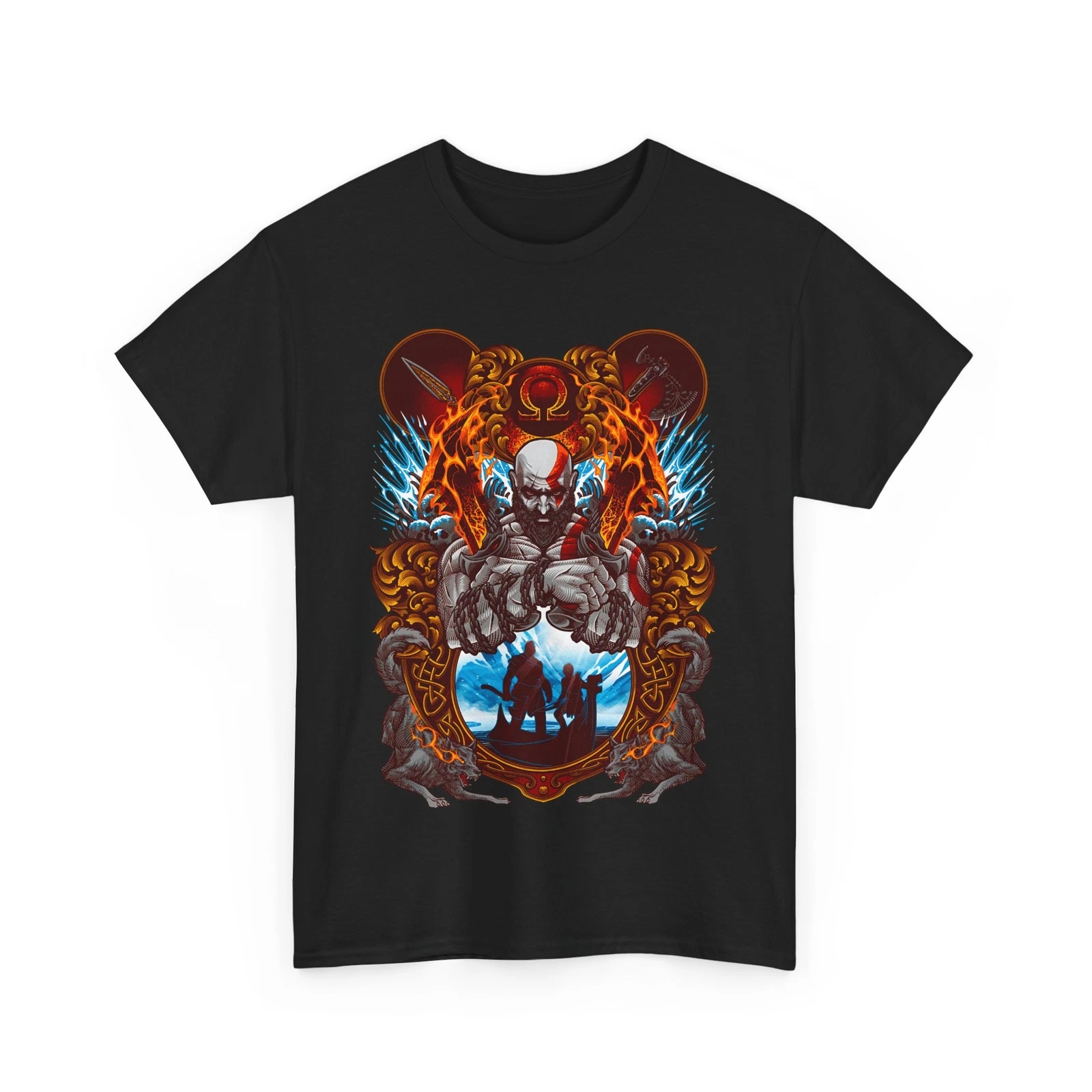 Video game T-shirt, Kratos, Sh - Party Games In Ps5 review and price