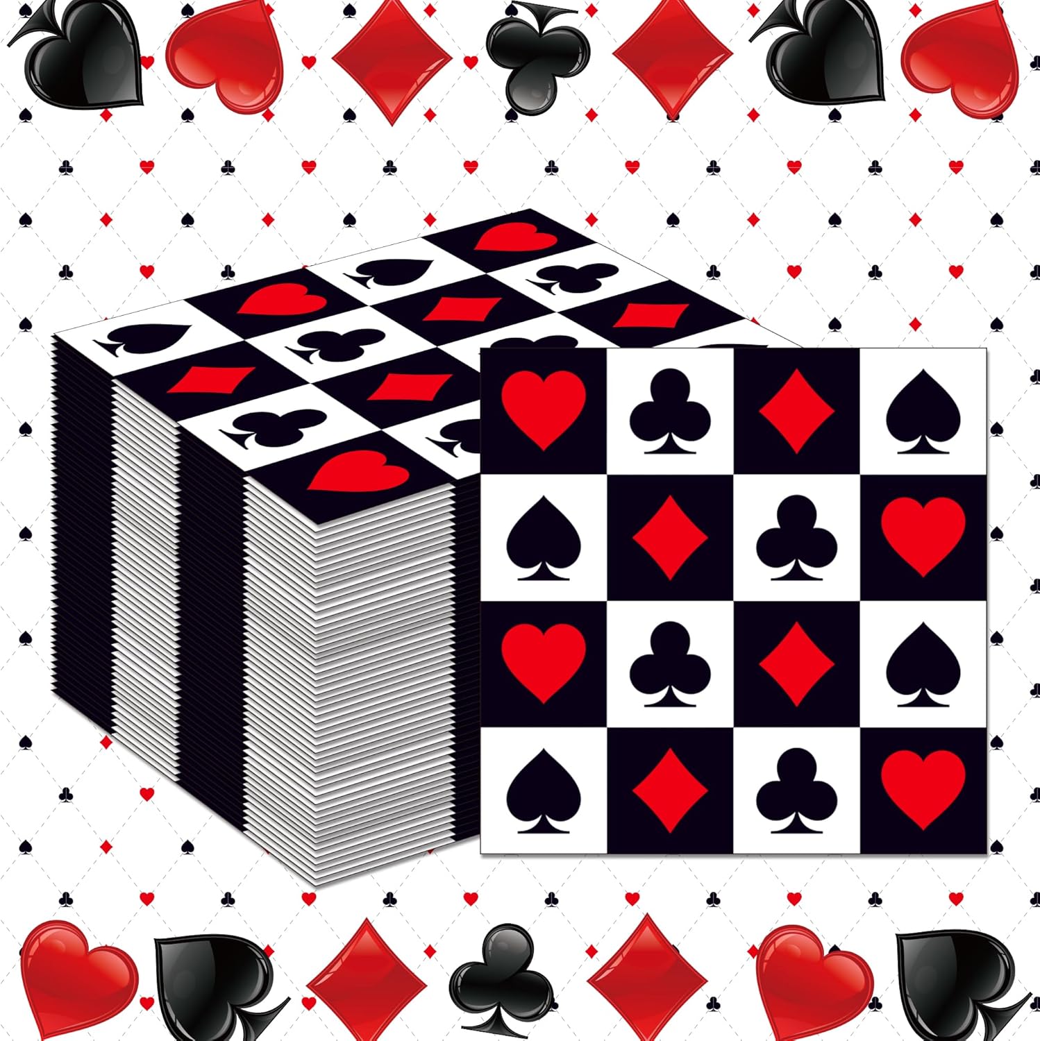 20/40/60/80 PCS Casino Theme P - Party Games Night review and price