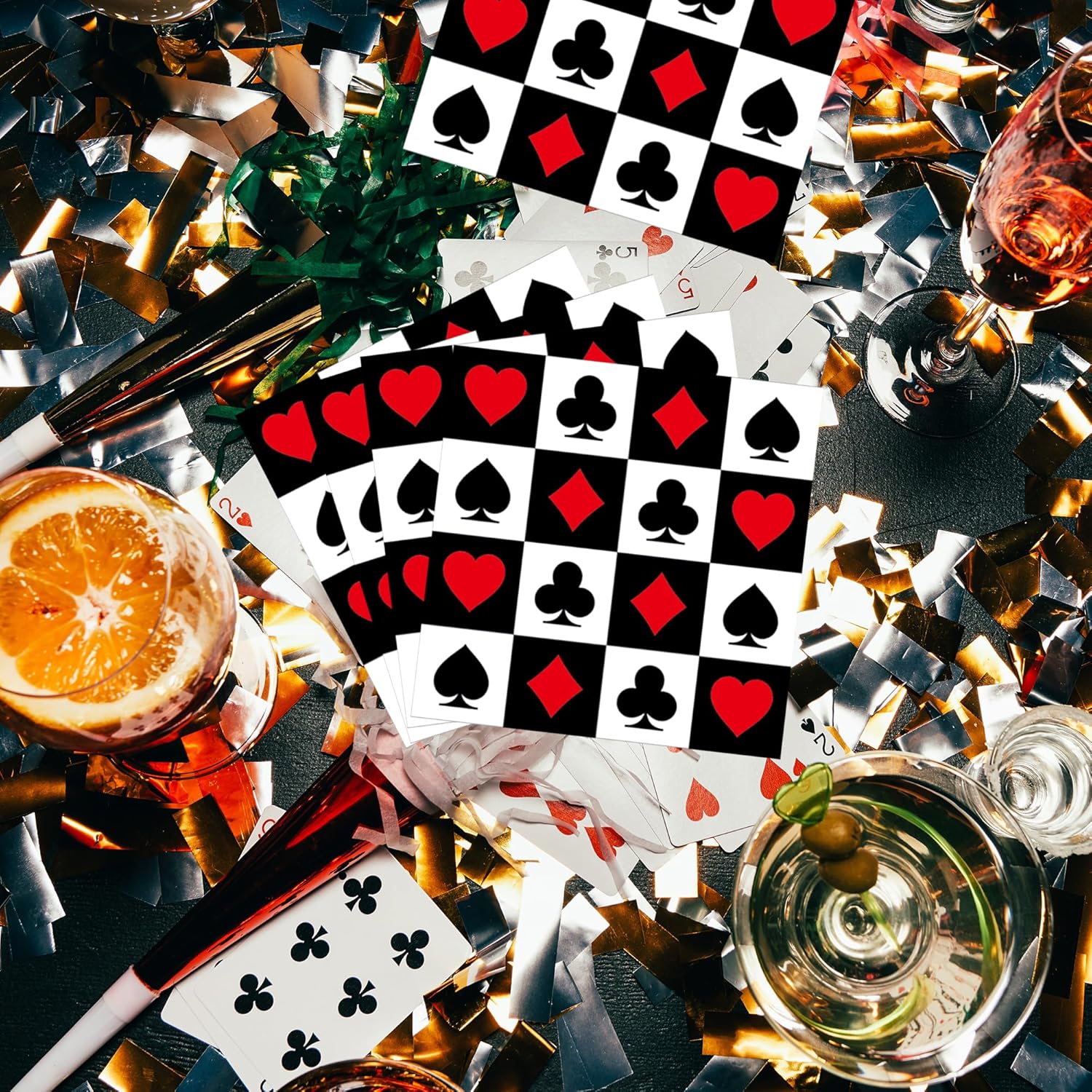 20/40/60/80 PCS Casino Theme P - Party Games Night review and price