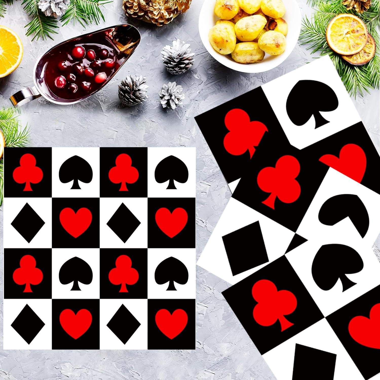 20/40/60/80 PCS Casino Theme P - Party Games Night review and price
