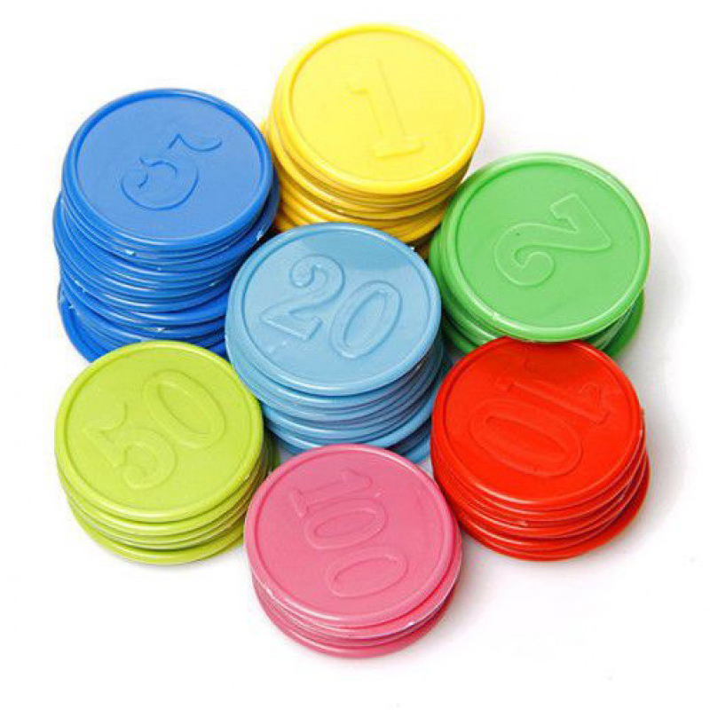 Poker Chips With Numbers Count - Party Games Juegos De Mesa review and price