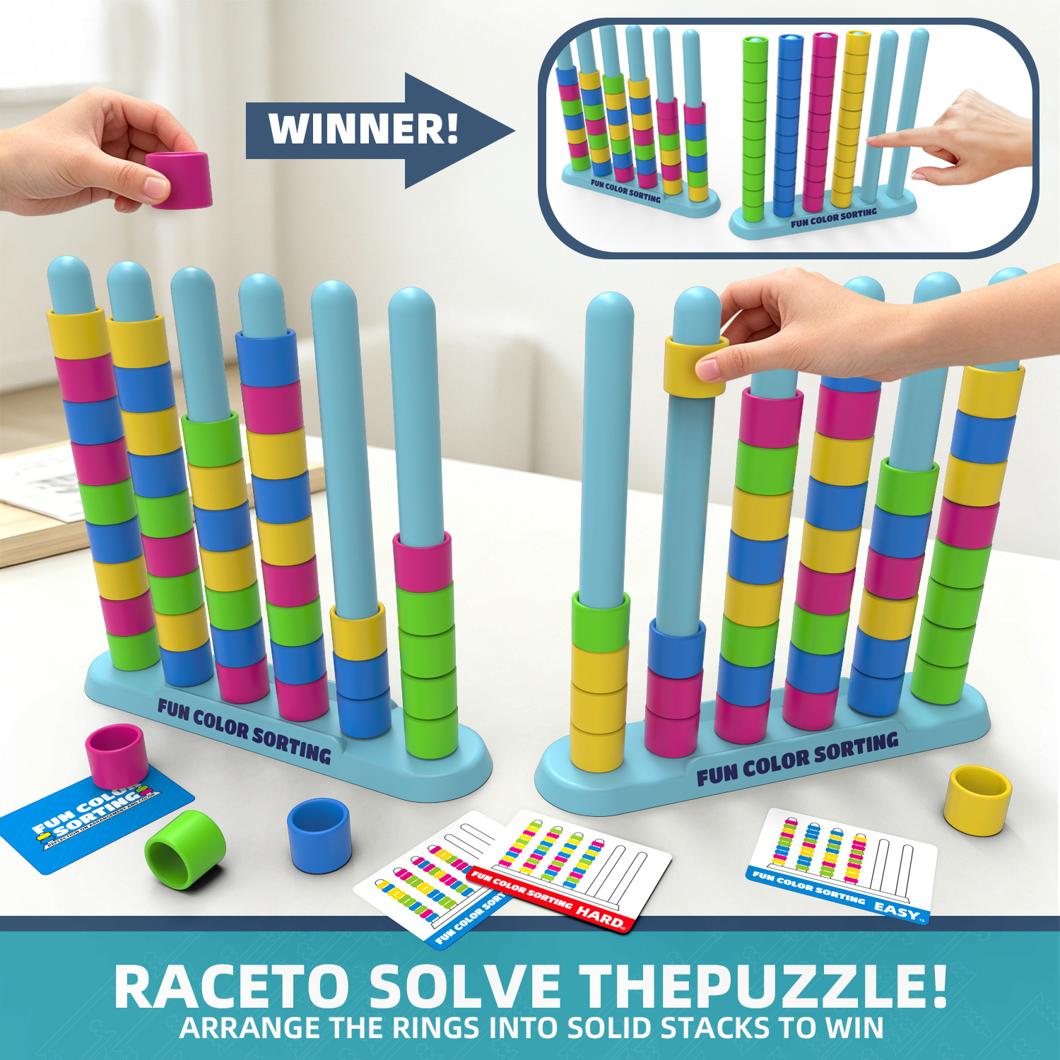 Color Stack Challenge Game-Fas - Quick Games Party review and price