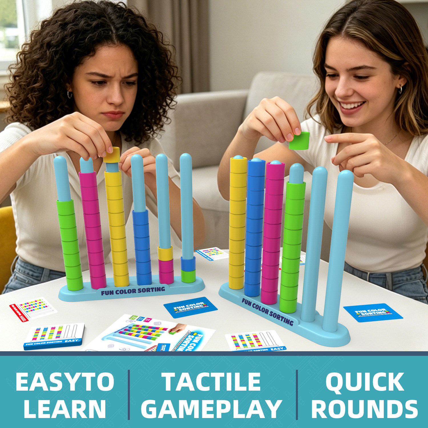 Color Stack Challenge Game-Fas - Quick Games Party review and price