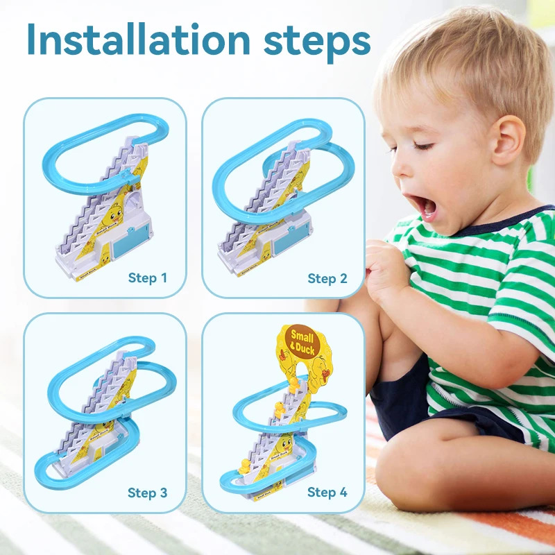 Automatic Climbing Duck Track  - Ladder Toss Set review and price