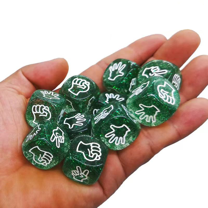 5PCS Rock Paper Scissors Dice  - Party Games Juegos De Mesa review and price