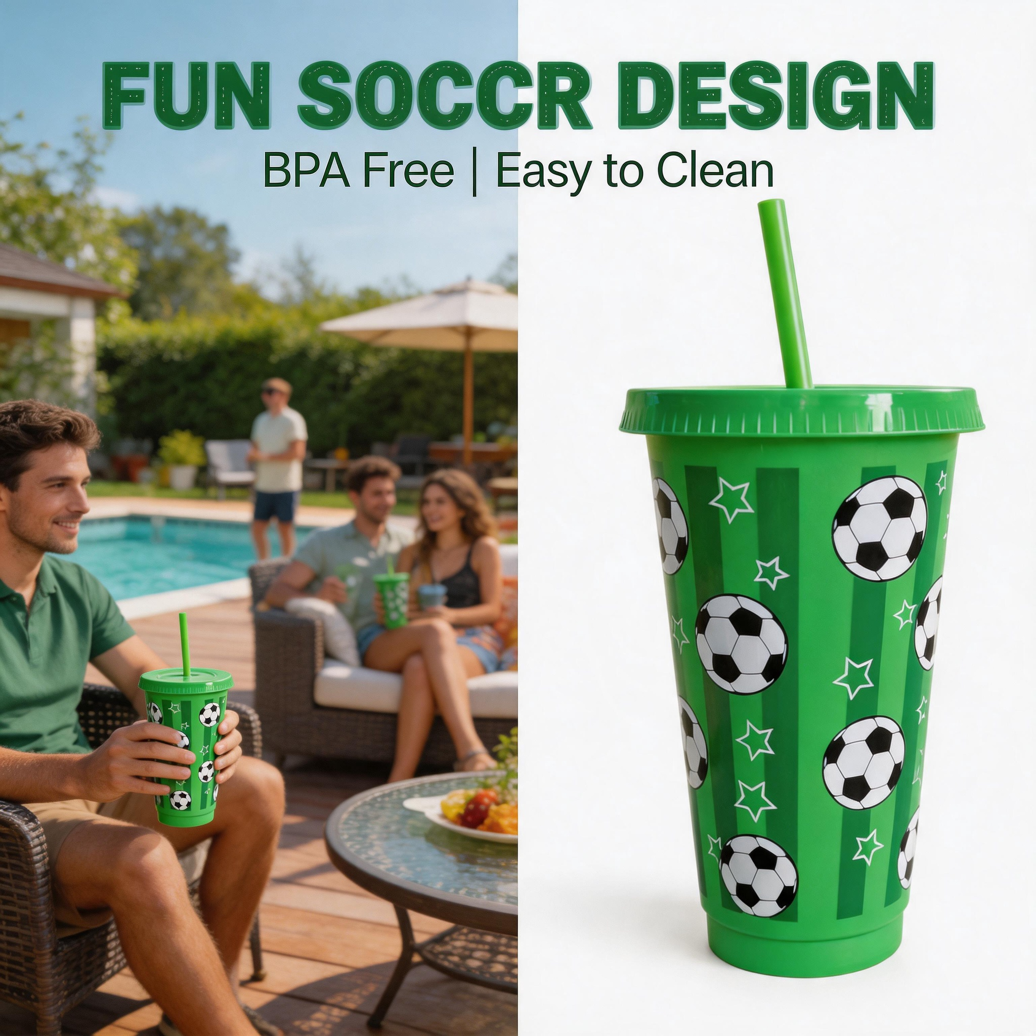 6/12Pcs 710ML Plastic Football - Party Games Adults Drinking review and price