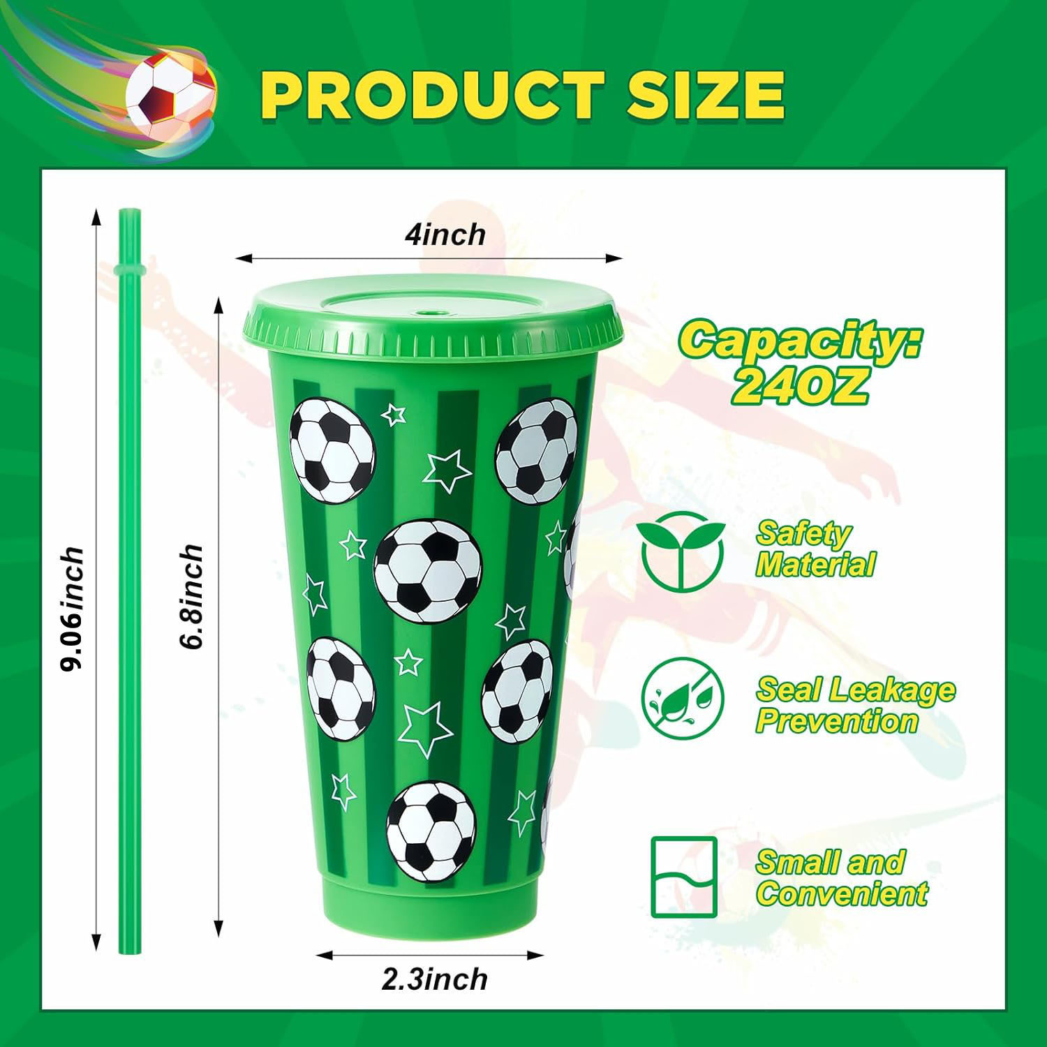 6/12Pcs 710ML Plastic Football - Party Games Adults Drinking review and price