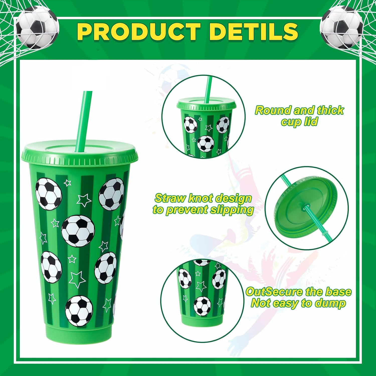 6/12Pcs 710ML Plastic Football - Party Games Adults Drinking review and price