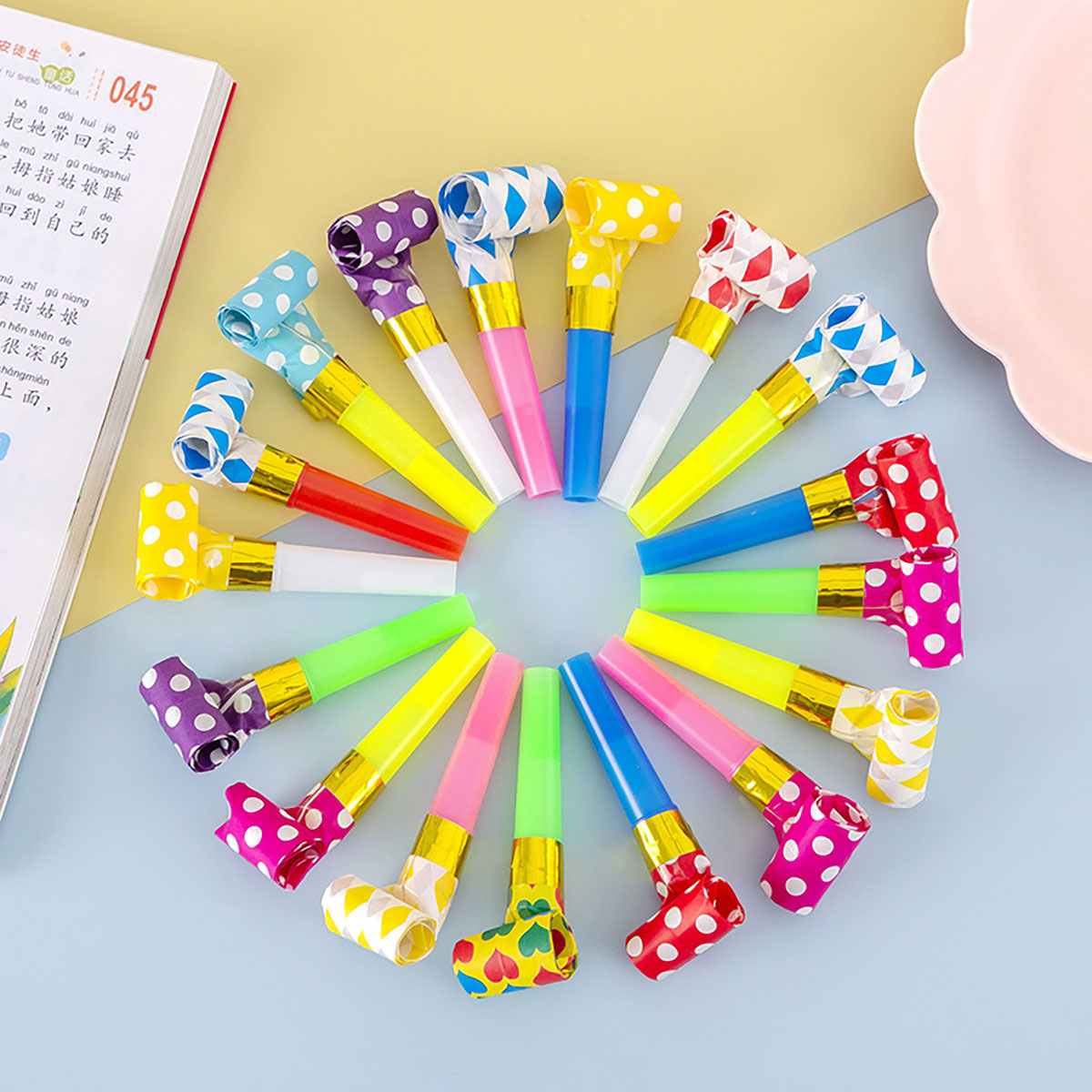 30PCS Colorful Whistles Toy Fu - Party Games Engagement review and price