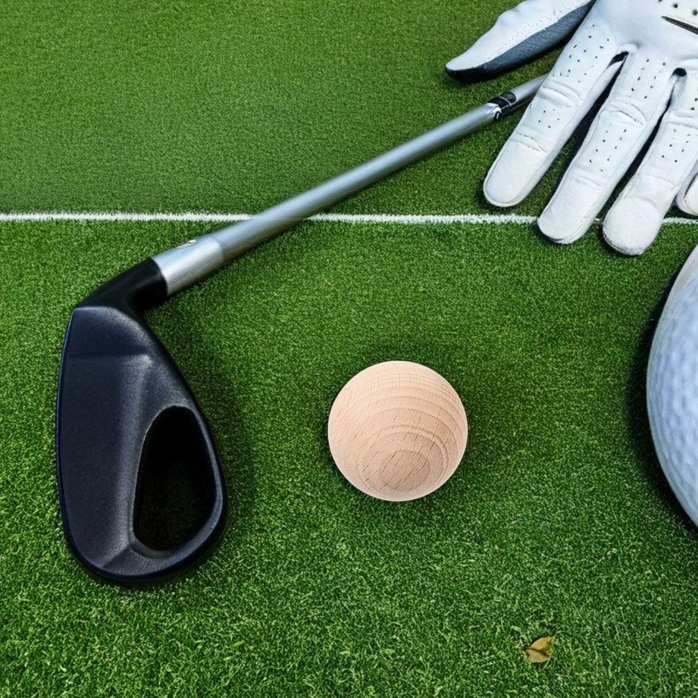 Natural Wooden Croquet Ball 7. - Croquet Set Lawn review and price