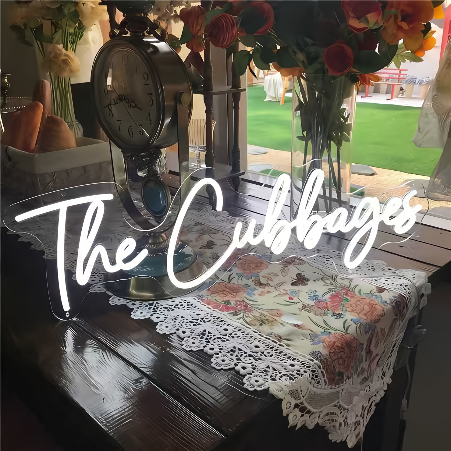 Custom neon sign, personalized - Party Games Engagement review and price