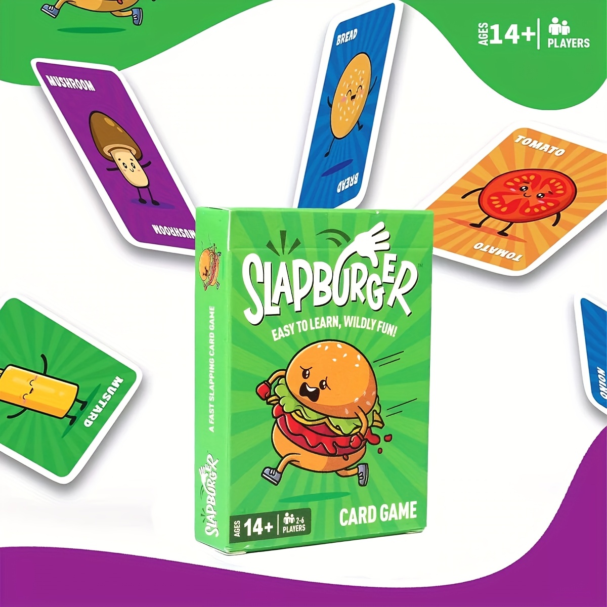 Slapburger Card Game – Fast-Pa - Quick Games Party review and price
