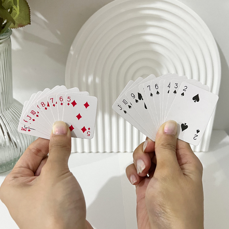 5PCS Mini Poker Playing Cards  - Party Games Juegos De Mesa review and price