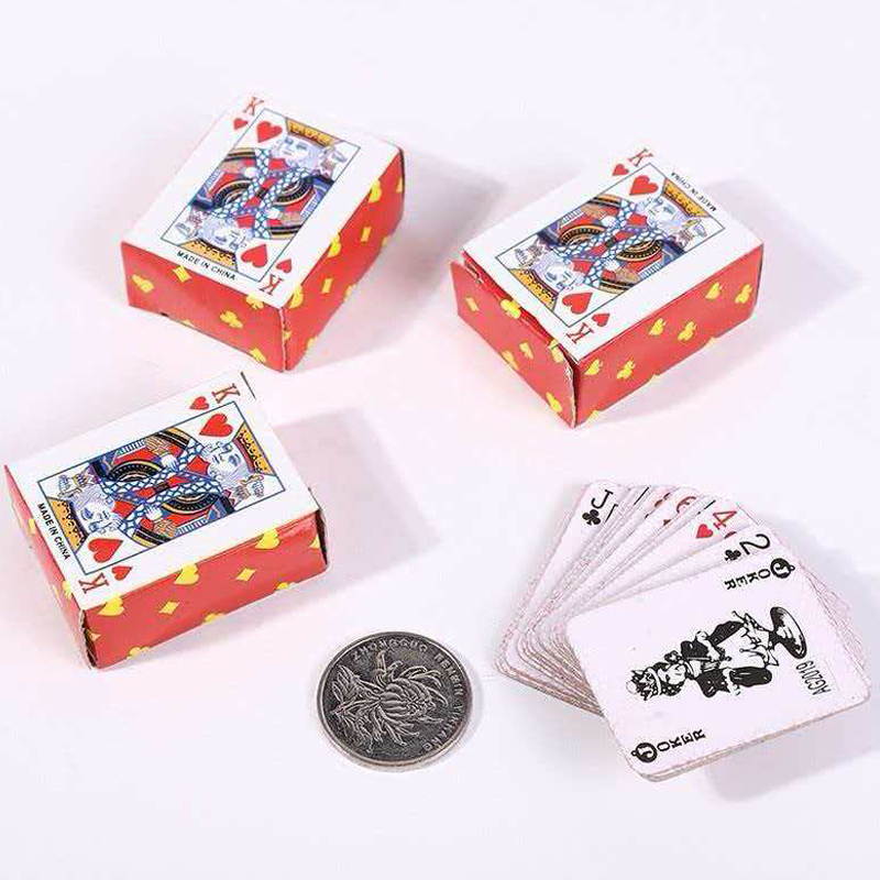 5PCS Mini Poker Playing Cards  - Party Games Juegos De Mesa review and price