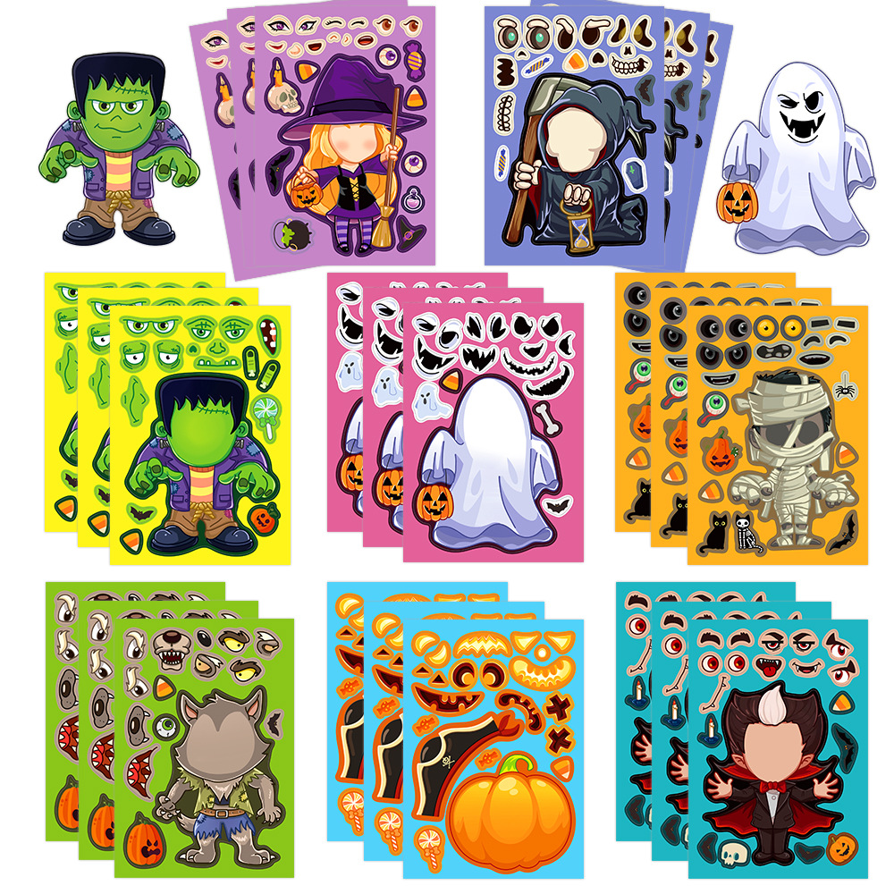8pcs/pack Cartoon Halloween St - Party Games Instagram review and price