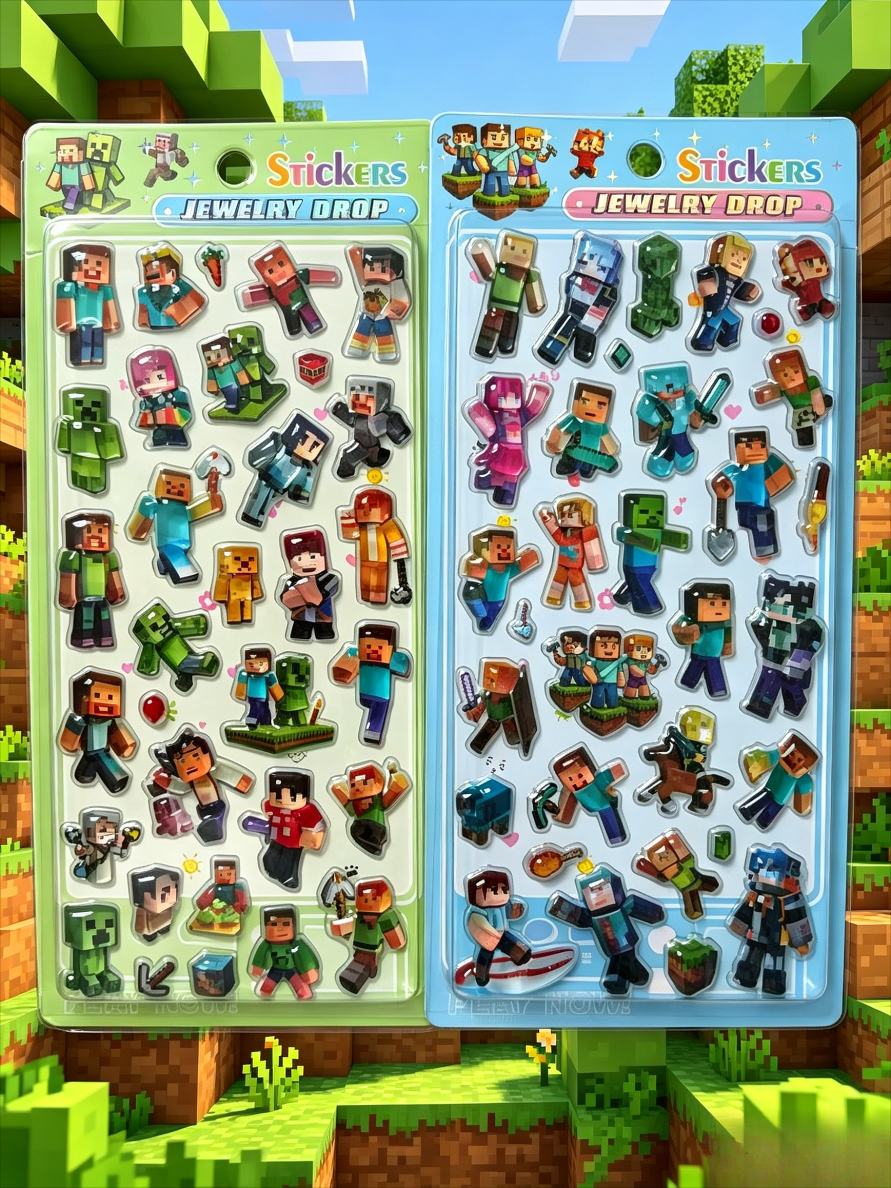 Minecraft Game Epoxy 3D Puffy  - Party Games Minecraft review and price