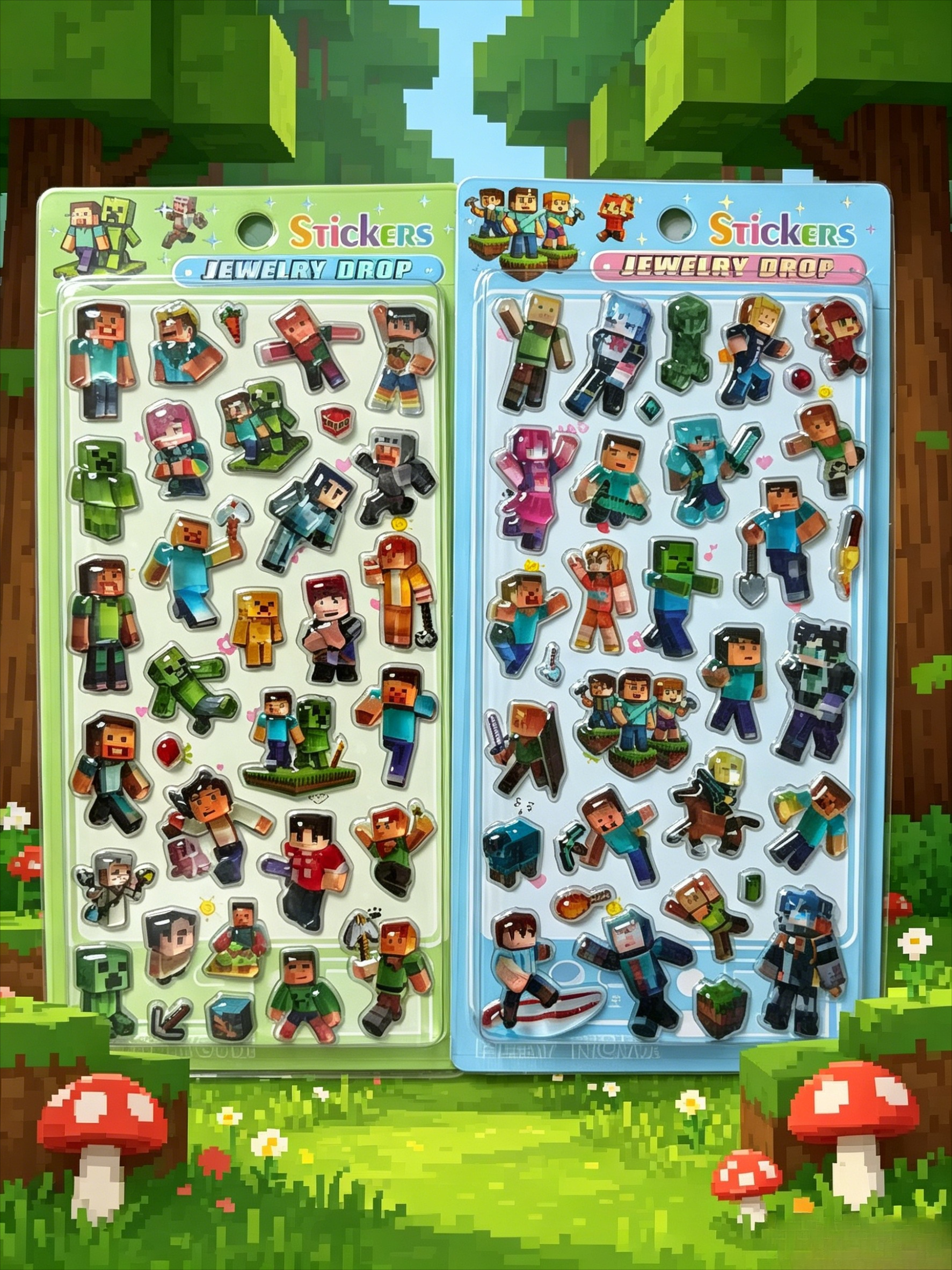 Minecraft Game Epoxy 3D Puffy  - Party Games Minecraft review and price
