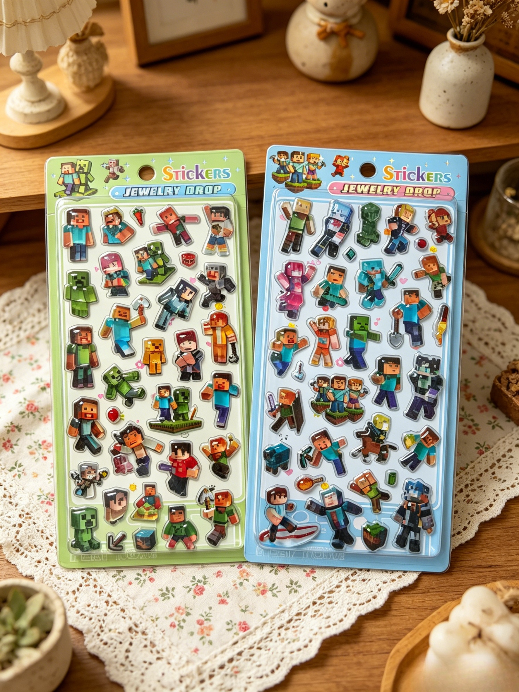 Minecraft Game Epoxy 3D Puffy  - Party Games Minecraft review and price