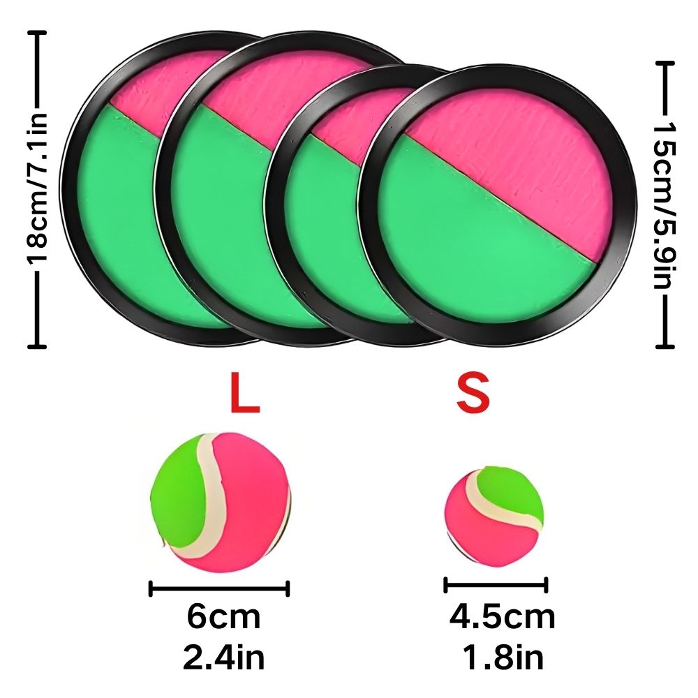 1 Set 15/18cm Toss and Catch B - Catch Ball Velcro review and price