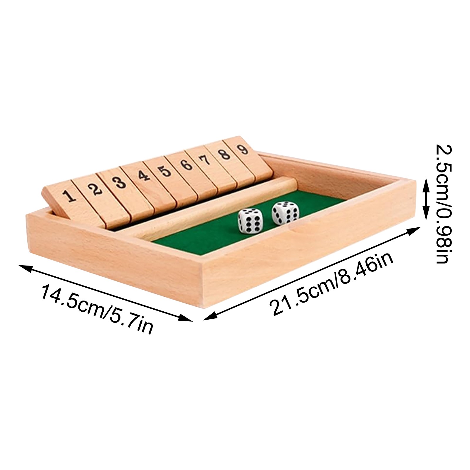 Deluxe Four Sided 9 Numbers Sh - Party Games Adults Drinking review and price